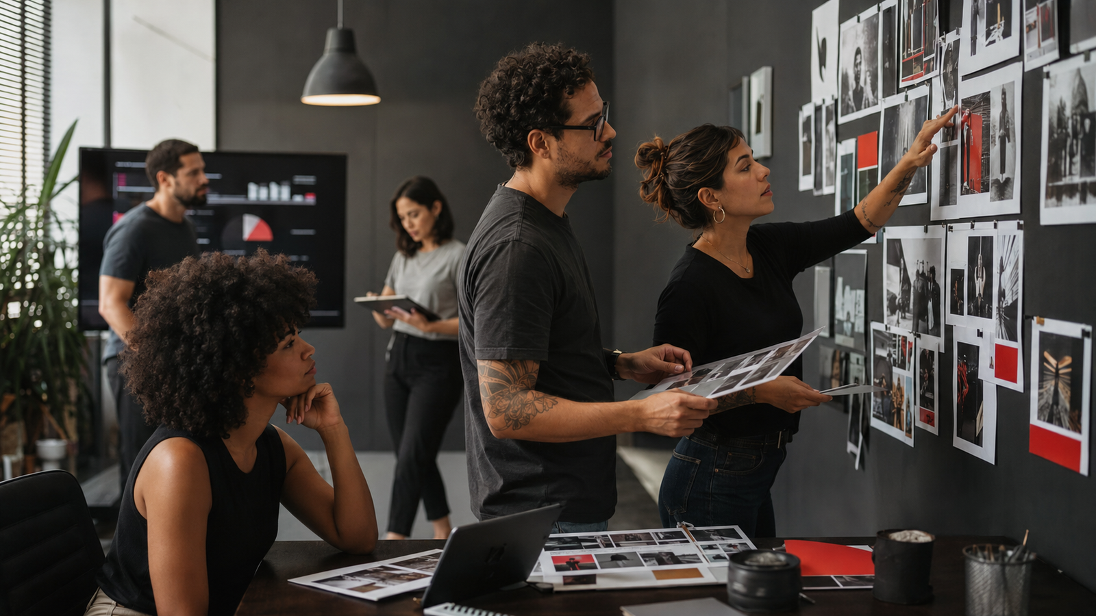 Equipe desenvolvendo uma campanha de Marketing 360